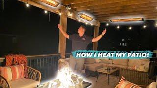 Best Way to heat a patio Whats better gas or electric heaters [upl. by Hgielyk]