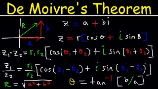 Complex Numbers In Polar  De Moivres Theorem [upl. by Nevai234]