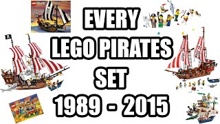 EVERY LEGO PIRATES SET EVER LEGO PIRATES HISTORY [upl. by Paymar]