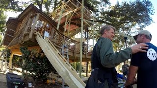 Time Lapse Triple Decker Record Setter  Treehouse Masters [upl. by Norek]