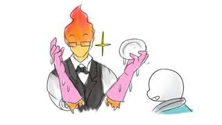 Undertale comic  about grillby [upl. by Sivet]