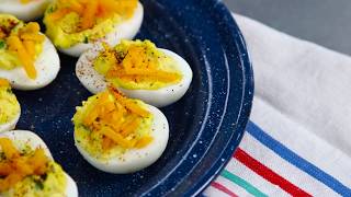 4 Deviled Egg Recipes  Easy Southern Appetizers  TexMex Deviled Eggs [upl. by Else683]