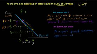 The Income and Substitution Effect  WHY does Demand Slope Downwards [upl. by Reuben462]