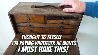 Old wood Tool Box Restoration [upl. by Arada987]