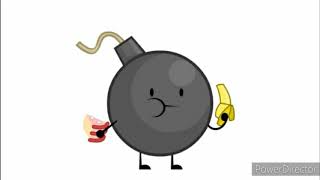 BFDI SFX Bomby Saying quotOH NO FIREY YOU LIT MY FUSEquot [upl. by Epp]