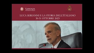 Luca Serianni e la storia dellitaliano [upl. by Enilarac691]