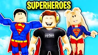 I Got Adopted By Superheroes In Roblox Brookhaven 🦸‍♀️🦸‍♂️ [upl. by Gosney927]