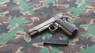 CybergunKWC Colt 1911 spring amp chrono [upl. by Torruella]