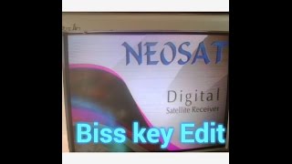 How to add biss key in Neosatdigital [upl. by Messing]