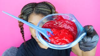 How To Dye Your Hair Bright Red Safely  Samirah Gilli [upl. by Yasibit832]