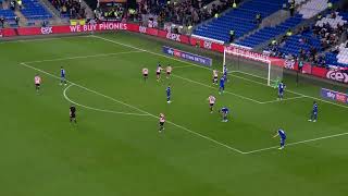 Cardiff City v Sheffield United highlights [upl. by Ailatan505]