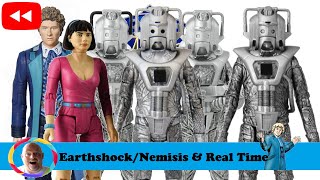 Dr Who Silver Nemisis amp Earthshock Cybermen Figure Set Review [upl. by Penland134]