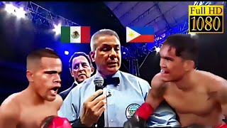 PINOY BOXING RIVALRY  MEXICO VS PHILIPPINES  PALICTE PHI VS RODRIGUEZ MEX TKO [upl. by Eisenberg]