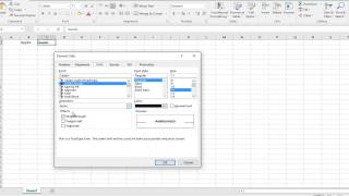 How To Create Strikethrough Effect In Microsoft Excel Tutorial [upl. by Hobbie]