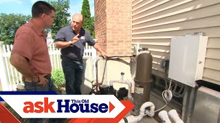 How to Heat a Swimming Pool with an Air Conditioner  Ask This Old House [upl. by Modnar]