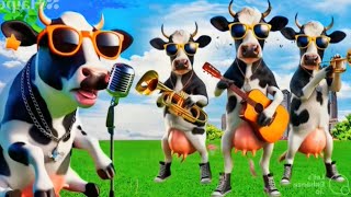 FUNNY COW DANCE COMPILATION 12  Cow Song amp Cow Videos 2025 [upl. by Annoik]