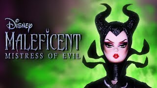 Custom Maleficent Art Doll 🐉  HALLOWEEN SPECIAL [upl. by Mandi]