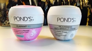 Review PONDS Rejuveness AntiWrinkle Cream and PONDS Clarant B3 Dark Spot Correcting Cream [upl. by Streetman]