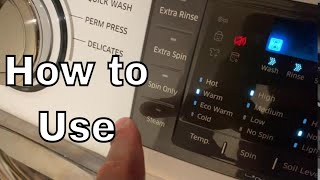 How To Use a Samsung Washing Machine [upl. by Breanne]