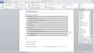 Wissenschaftliche Arbeit 2 Kapitelnummerierung Inhaltsverzeichnis 1 mit Word 2010 formatieren [upl. by Enileda]