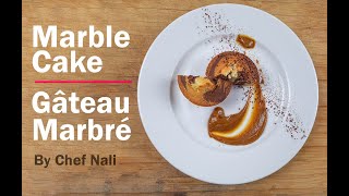 Marble Cake  Gâteau Marbré  by Chef Nali [upl. by Arabele]