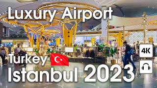 Istanbul 🇹🇷 Airport  4K  Walking Tour [upl. by Candra]