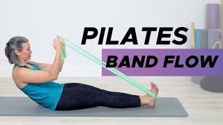 TOTAL BODY PILATES WORKOUT WITH BANDS  40 MINUTE WORKOUT [upl. by Ardiek]