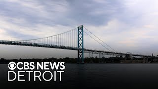 Ambassador Bridge reopened following investigation by Canadian authorities [upl. by Nina]