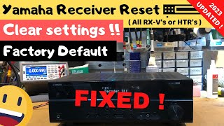 How to Fix Yamaha AV Receiver NO HDMI Sound Problem [upl. by Rot838]