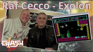 Raf Cecco Talk  Exolon Cybernoid Stormlord amp More at CRASH Live 2024 Event with Graeme Mason [upl. by Tanitansy]