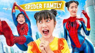 Baby Doll Family Became Spiderman Family  Baby Doll TV [upl. by Aennaej]