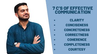 7 Cs of Effective Communication  Improve your Communication Skills  Explained in English [upl. by Jessalin]