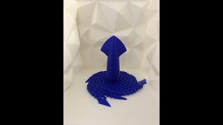 3D printed Articulated Squid Timelapse [upl. by Sadira]