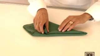 Napkin Folding  Butler Style [upl. by Roque513]