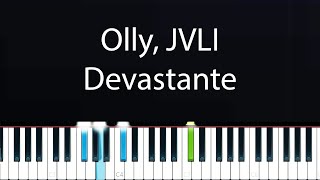 Olly JVLI  Devastante Piano Tutorial [upl. by Suiraj]