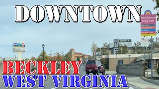 Beckley  West Virginia  4K Downtown Drive [upl. by Ahsiatal]