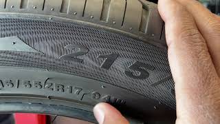 How to Read a Tire Size amp Understanding a Tire Sidewall [upl. by Norraa]