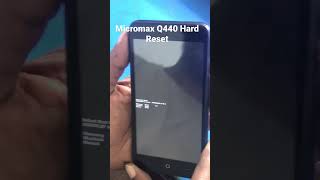 Micromax Q440 Hard Reset [upl. by Beatrice]