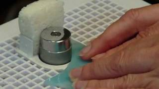 Stained Glass  How to use a Glass Grinder [upl. by Reinhold]