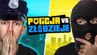 GTA V  POLICJA vs ZŁODZIEJE 🎭 [upl. by Yrreg]