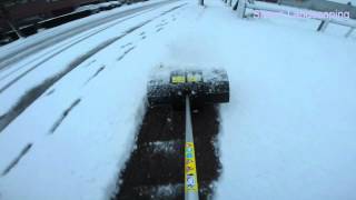 Stihl KM 130R  KBKM sweeping snow [upl. by Ahcropal]