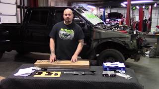 FORD SUPERDUTY NOSE SWAP FRONT END CONVERSION KIT F250 F350 F450 EXCURSION McNasty Customz [upl. by Esirtal]