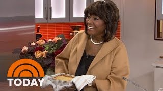 Patti LeBelle Debuts Her Peach Cobbler In A TODAY Food Surprise Appearance  TODAY [upl. by Delmor]