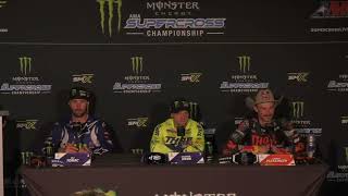 Monster Energy Supercross Press Conference Round 4  Anaheim 2 [upl. by Lilaj]