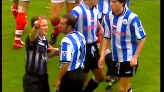 What does Di Canio do when he gets a red card [upl. by Toback]