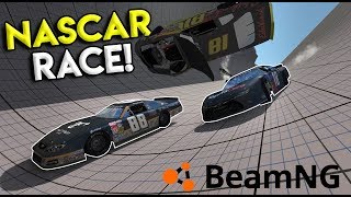 EXTREME NASCAR RACES amp CRASHES  BeamNG Drive Gameplay amp Crashes [upl. by Dnaletak]