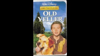 Opening to Old Yeller 1957 VHS Canadian Release [upl. by Cherise]