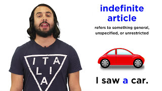 Indefinite Articles in Italian [upl. by Sellma]