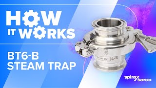 Spirax Sarco  BT6B Steam Trap  How It Works [upl. by Annoid]