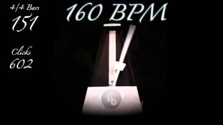 160 BPM Metronome [upl. by Llerod524]